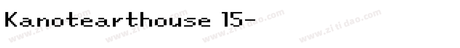 Kanotearthouse 15字体转换